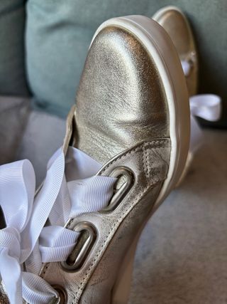 Zapatos dorados/plateados talla 39