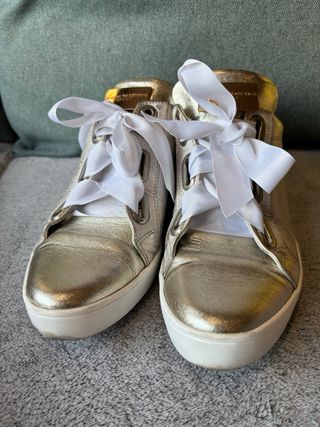 Zapatos dorados/plateados talla 39