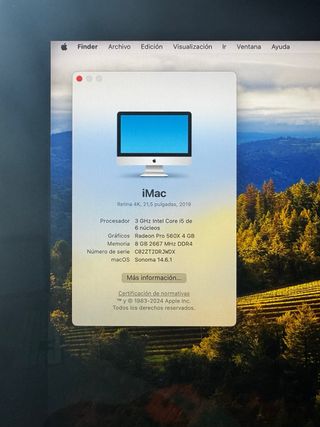 iMac 2019 Plata 21,5”