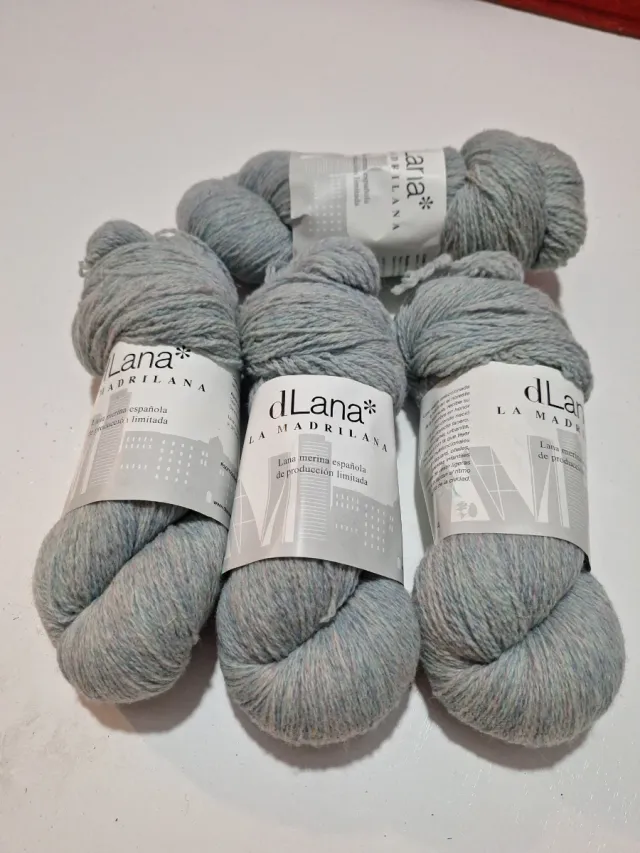 4 madejas Lana Madrilana Merino Española