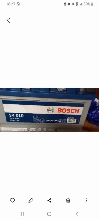 Bateria coche 60ah efb varta , 60 sli premiun