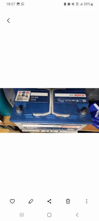 Bateria coche 60ah efb varta , 60 sli premiun