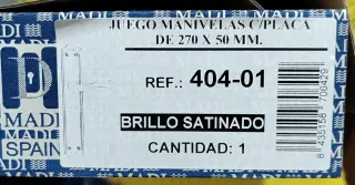 Manilla dorada latón puerta