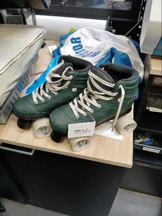 oxelo 4 ruedas verde