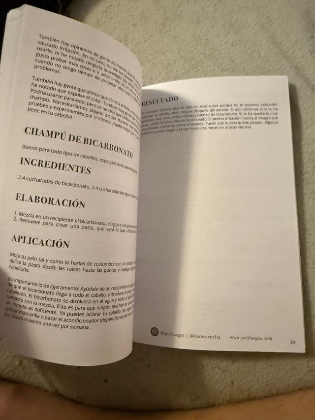 Es para el cuidado del cabello y te deforma natura