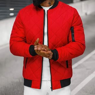 CAZADORA ROJA SPORT DEPORTIVA.