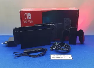 CONSOLA SWITCH BLACK COMPLETA 