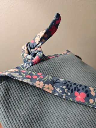 Bolso bandolera porta móvil floral