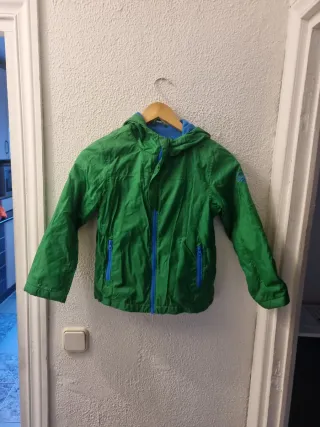 Abrigo Benetton verde y azul niñ@
