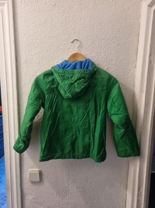 Abrigo Benetton verde y azul niñ@

