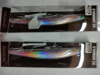 2 Señuelos Daiwa D'Minnow SW 152 Anchovy