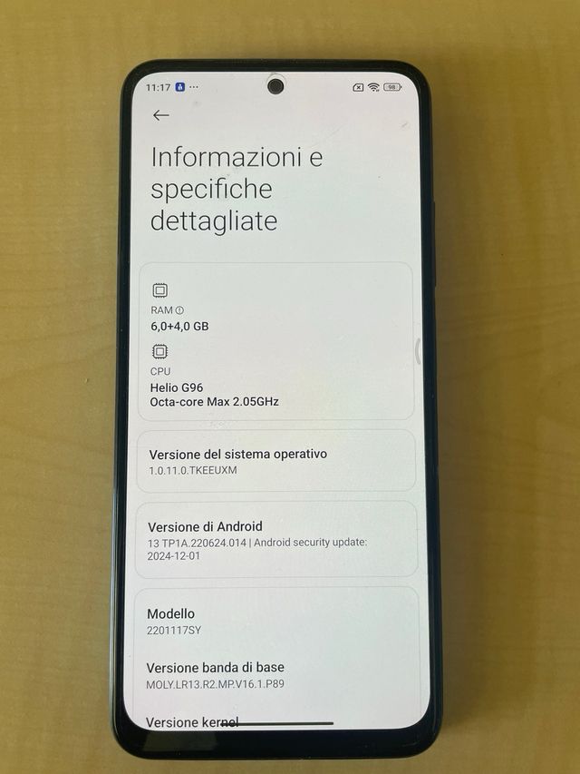 Xiaomi Redmi Note 11S 6GB 64GB Blu