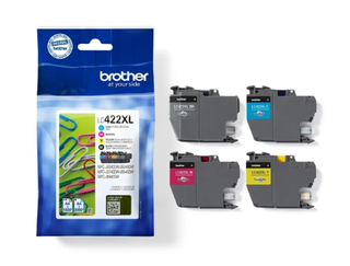 Pack Brother LC422XLVAL Alta Capacidad original