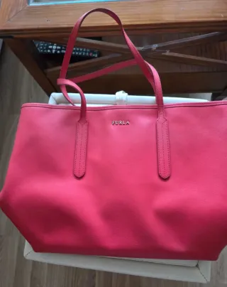Bolso Tote Furla Rosa Fucsia