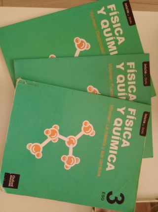 INICIA FIS Y QUIM 3ºESO LA VOL1 Bol.2 y Vol.3