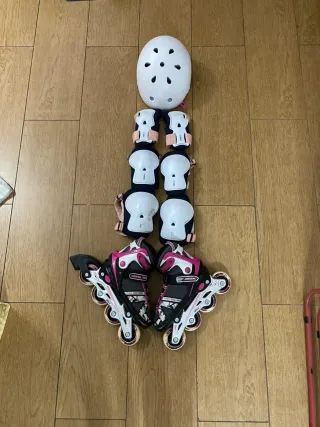 Patines en línea y protecciones infantiles 