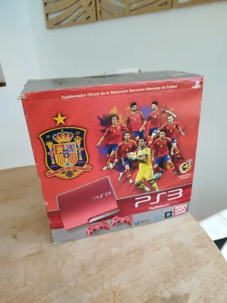 PS3 320gb rojo escarlata edición selección español