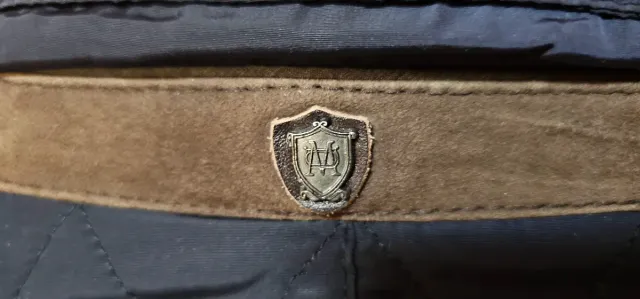 Chaqueta Massimo Dutti azul y marrón