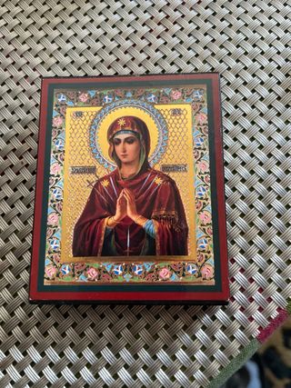 iconos religiosos de madera