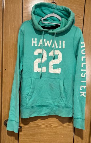 Sudadera Hollister Hawaii 22 Teal