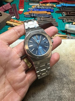 Audemars Reloj Automático Azul