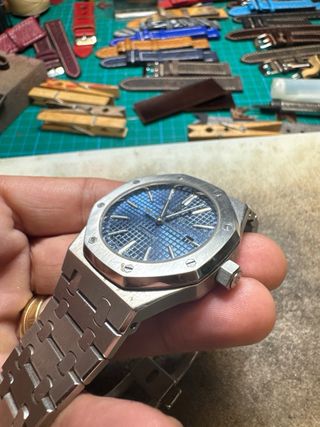 Audemars Reloj Automático Azul