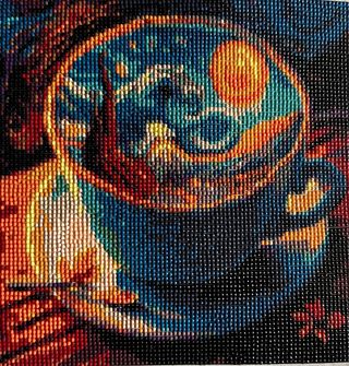 Diamond Painting Notte in tazza