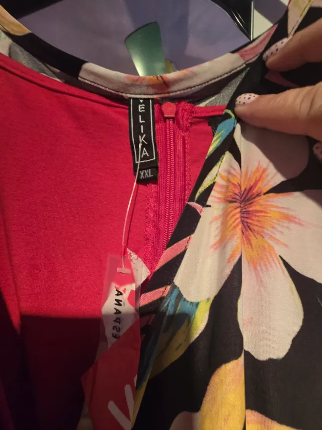 Vestido largo estampado floral