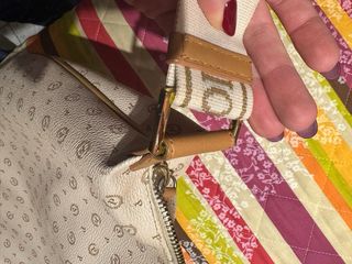 Borsa Pollini Beige con Logo