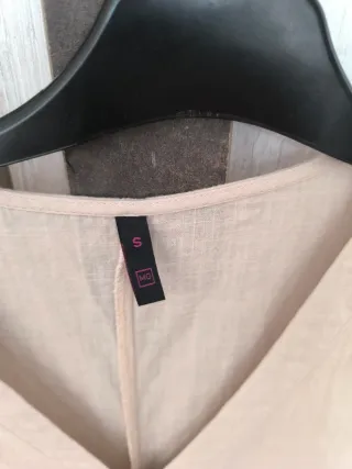 Mono de algodón beige mujer