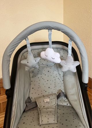Hamaca bebé Cotton Juice con arco de juegos