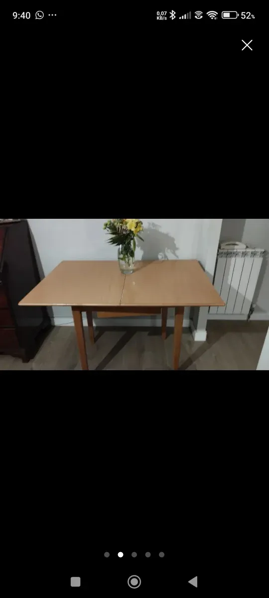 Mesa de madera extensible cocina etc