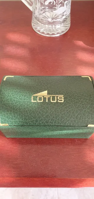 Estuche Joyero Lotus Verde y Beige