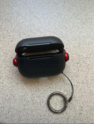Custodia AirPods Pro 1ª Gen Nera con Laccio