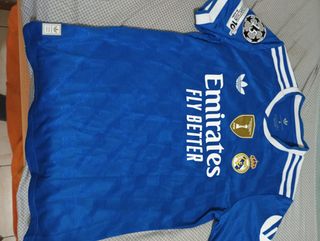 Camiseta Real Madrid Adidas Azul Talla M
