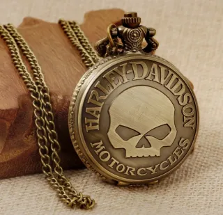Orologio Harley Davidson Teschio Bronzo