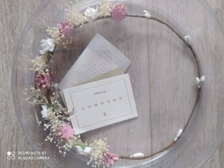 Vestido de Comunión Blanco y Rosa