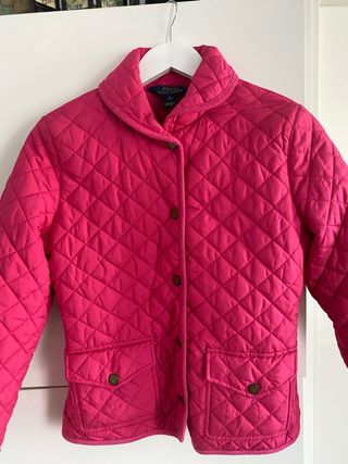 Chaqueta Polo Ralph Lauren guateada rosa XL