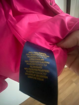 Chaqueta Polo Ralph Lauren guateada rosa XL