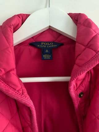 Chaqueta Polo Ralph Lauren guateada rosa XL