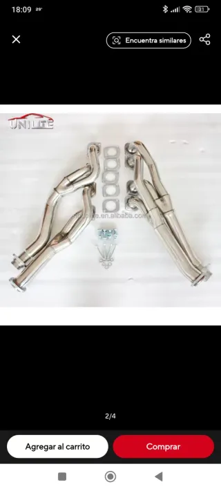 Colectores Inox BMW V8