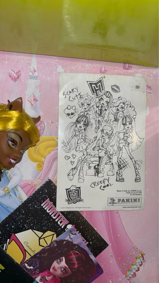 Muñeca Monster High Abbey Bominable con acesorios