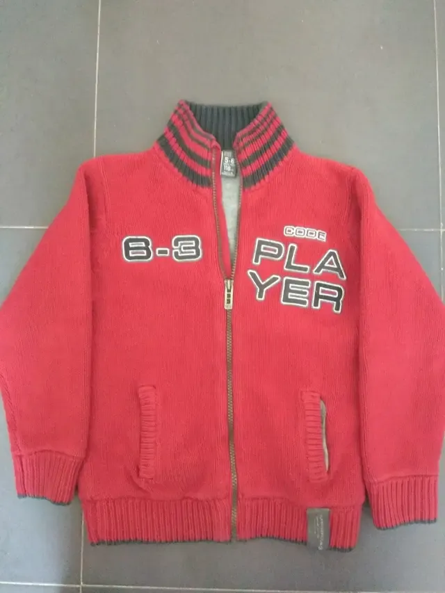 Chaqueta roja niño 5 años 