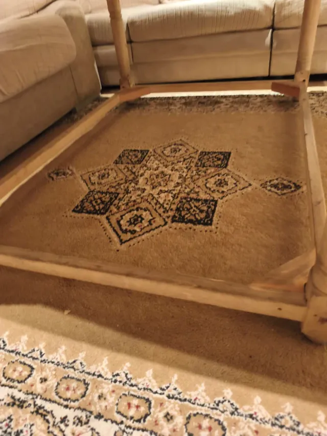 Alfombra Marroquí Lana Beige y Marrón