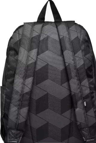 Mochila Vans Negra y Gris original con etiqueta