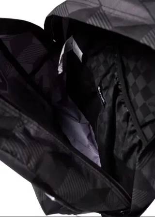 Mochila Vans Negra y Gris original con etiqueta