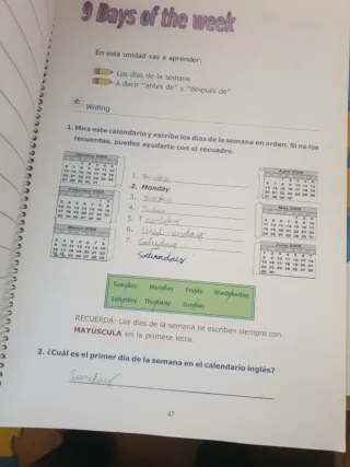 INGLÉS NIVEL INICIAL