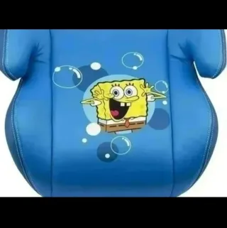Alzador para el coche Bob Esponja 22-36 kg 6-12 añ