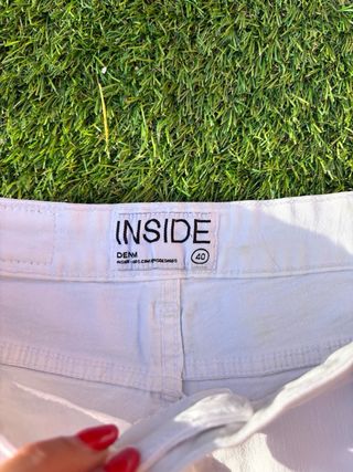 Pantalones cortos blancos INSIDE talla 40