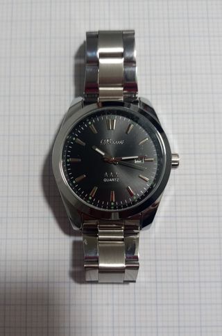 Reloj Donoost Negro y Plateado